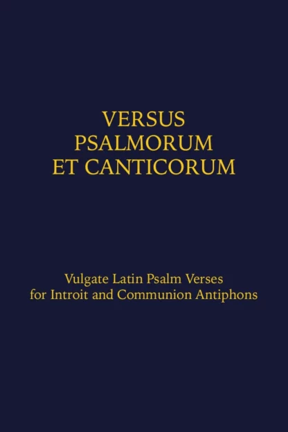 Versus Psalmorum et Canticorum